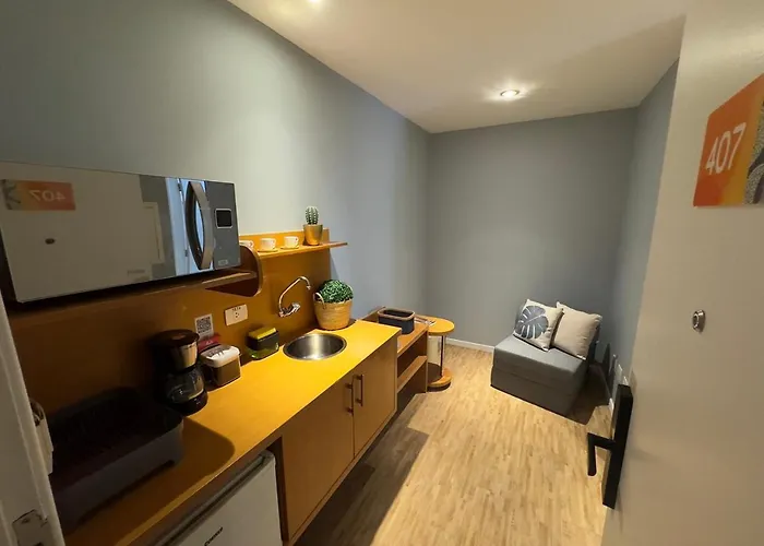 Rio Hotel by Bourbon - Conforto e Praticidade Apartamento até 3 no Batel